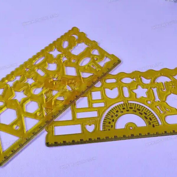 خط کش دو قلو 20سانتی متری شابلوندار 168عددی کد2844