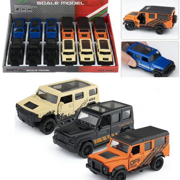 ماشین لندرور فلزی افرود درب بازشو 36عددی کد0183