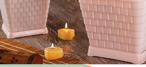 زیر گلدان لیانا مربع5 24عددی کد2965